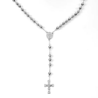 Stainless Steel Marian Miraculous Medal Rosary