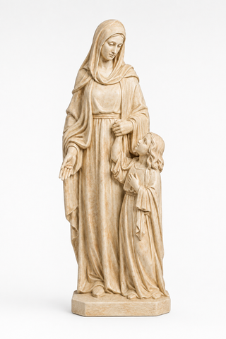 St. Anne and Child Statue - 59-inch