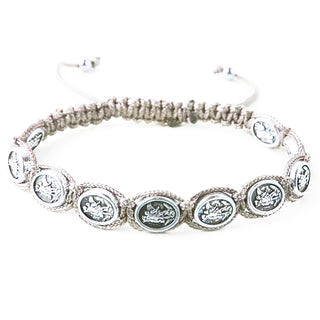 St. Michael Bracelet - White