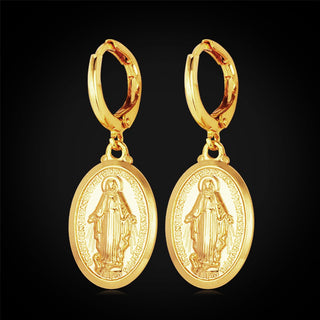 Miraculous Medal Earrings