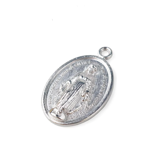 Silver 1-inch Miraculous Medals - 25-Pack Bulk Discount