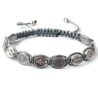 Miraculous Medal Bracelet - Grey