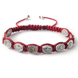  Miraculous Medal Bracelet - Red 