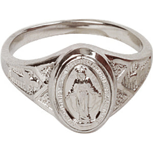 Women's Miraculous Medal Ring