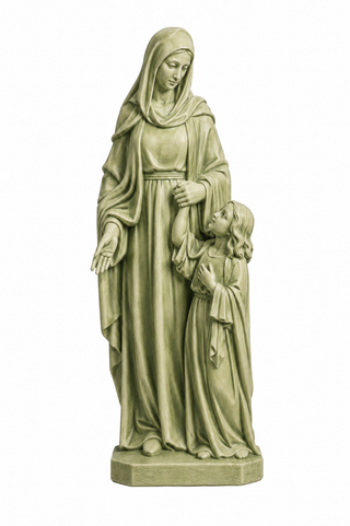 St. Anne and Child Statue - 59-inch