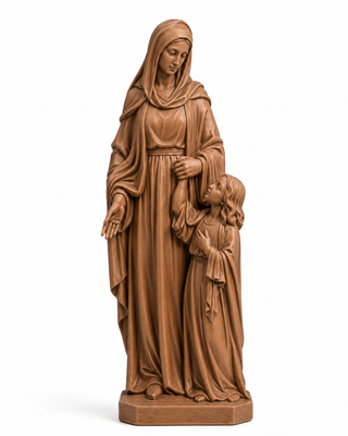 St. Anne and Child Statue - 59-inch