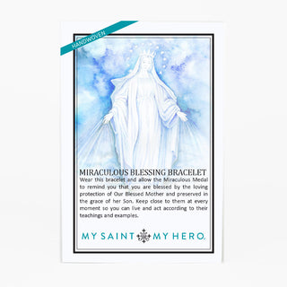 Miraculous Gemstone Bracelet inspirational card