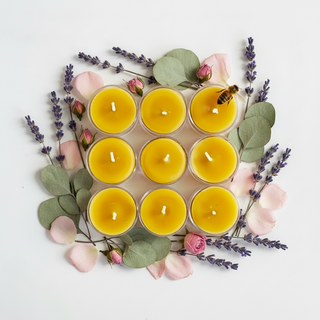 Novena Candle Set – 100% Pure Beeswax Tealight Prayer Candles