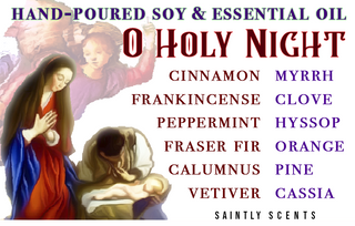 Catholic Christmas Candle