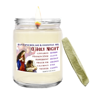 O Holy Night Christmas Candle