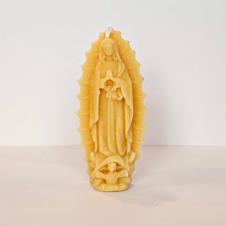 Our Lady of Guadalupe Candle – Hand-Poured 100% Pure Beeswax