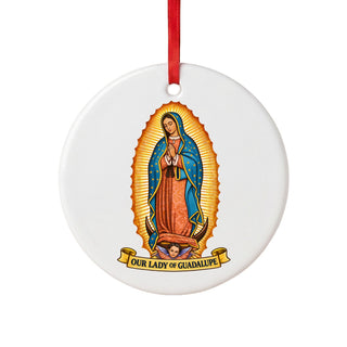 Our Lady of Guadalupe Ceramic Ornament