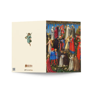 Feast Day Card - Paradise by Giovanni di Paolo: outside