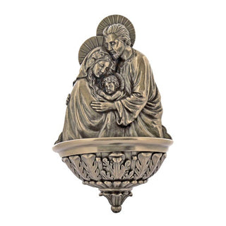 Holy Family Font Cold-Cast Bronze 9" SALE