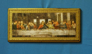Last Supper Florentine Plaque 11X5"