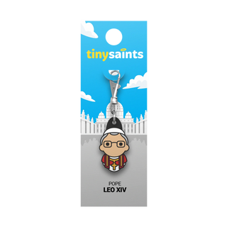 Pope Leo XIV Tiny Saint Charm - main product image | CatholicShop.com