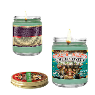 Nativity Prayer Candle