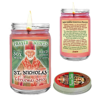St. Nicholas Christmas candle