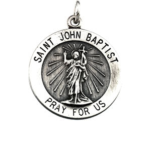 14K Yellow Gold St. John The Baptist Pendant
