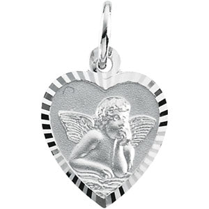 14K Yellow Gold Angel Pendant