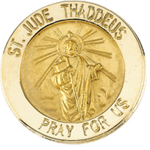 14K Gold Saint Jude Lapel Pin at Catholic Shop