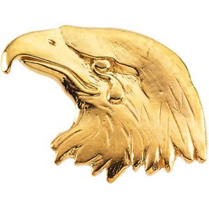Sterling Silver Eagle Lapel Pin with Chain at Catholic Shop
