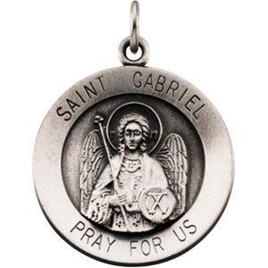 14K Yellow Gold St. Gabriel Pendant