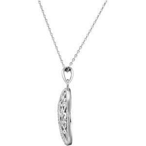 Sterling Silver Jour Of Fam Neck with CaRound & Box at Catholic Shop