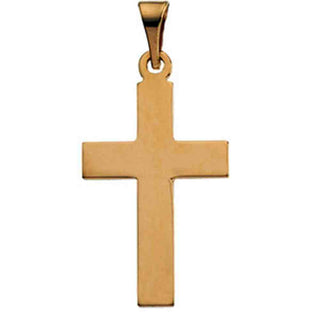 14K Yellow Gold Cross Pendant