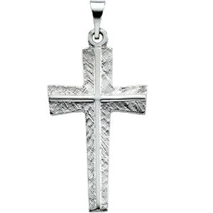 Platinum Cross Pendant