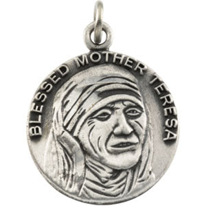 14K Yellow Gold Mother Teresa Medal at Catholic Shop