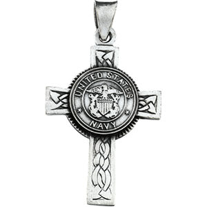 14K Yellow Gold Us Navy Cross at Catholic Shop