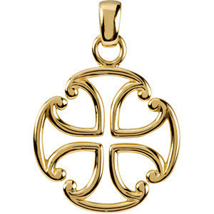 10K Yellow Maltese Cross