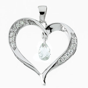 Sterling Silver Compassionate Heart Pendant at Catholic Shop