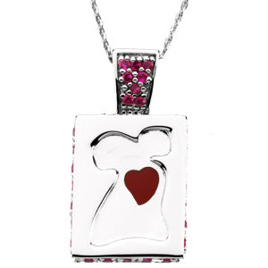 Sterling Silver Go Red American Heart Associat at Catholic Shop