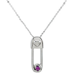Sterling Silver Safe In My Love Pendant & Ch with Pkg