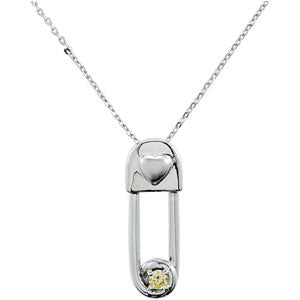 Sterling Silver Safe In My Love Pendant & Ch with Pkg
