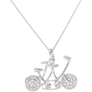 Sterling Silver Lt God Ld The Wy Pn & Ch with  Pk at Catholic Shop