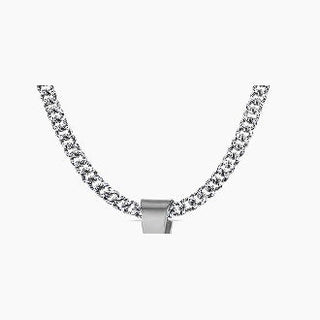 Stainless Steel St. Michael Medal for Men - Gunmetal Black