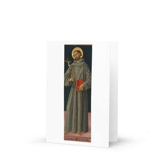 Pet Sympathy Card - St. Francis of Assisi: front