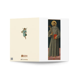Pet Sympathy Card - St. Francis of Assisi: outside