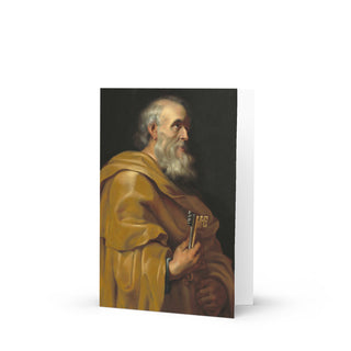 Ordination Card - St. Peter with the Keys by Rubens: front