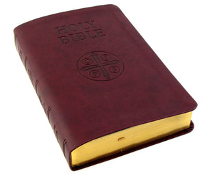 Douay-Rheims Bible (Burgundy Genuine Leather)