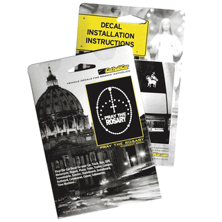 The Victorious Lamb Vinyl ShapeCut Decal