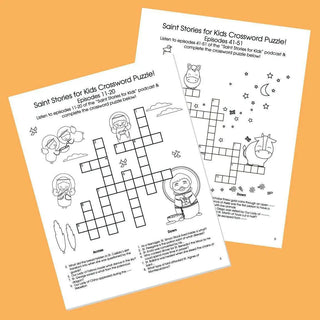 Crossword Challenge Sheets - Digital Download