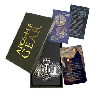 St. Benedict Visor Clip