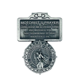 Saint Christopher Visor Clip