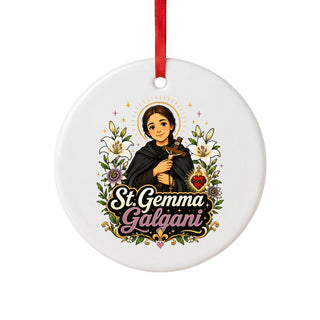 St. Gemma Galgani Ceramic Ornament