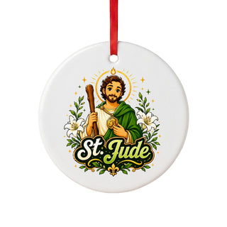 St. Jude Thaddeus Ceramic Ornament