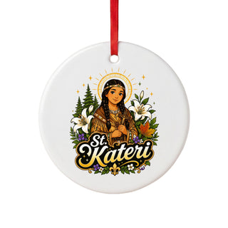 St. Kateri Tekakwitha Ceramic Ornament